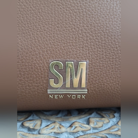 ⚡️Sale Steve Madden Gorgeous Brown Crossbody Satchel with Wallet Keychain - Picture 2 of 13